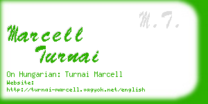 marcell turnai business card